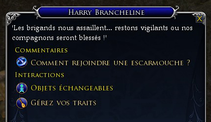 Panneau du Capitaine de Camp